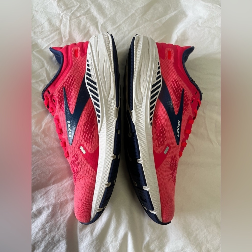 Brooks Launch GTS 9 Women’s Size 8.5 B Hot Pink Blue 12829 Running Walking - Picture 6 of 12